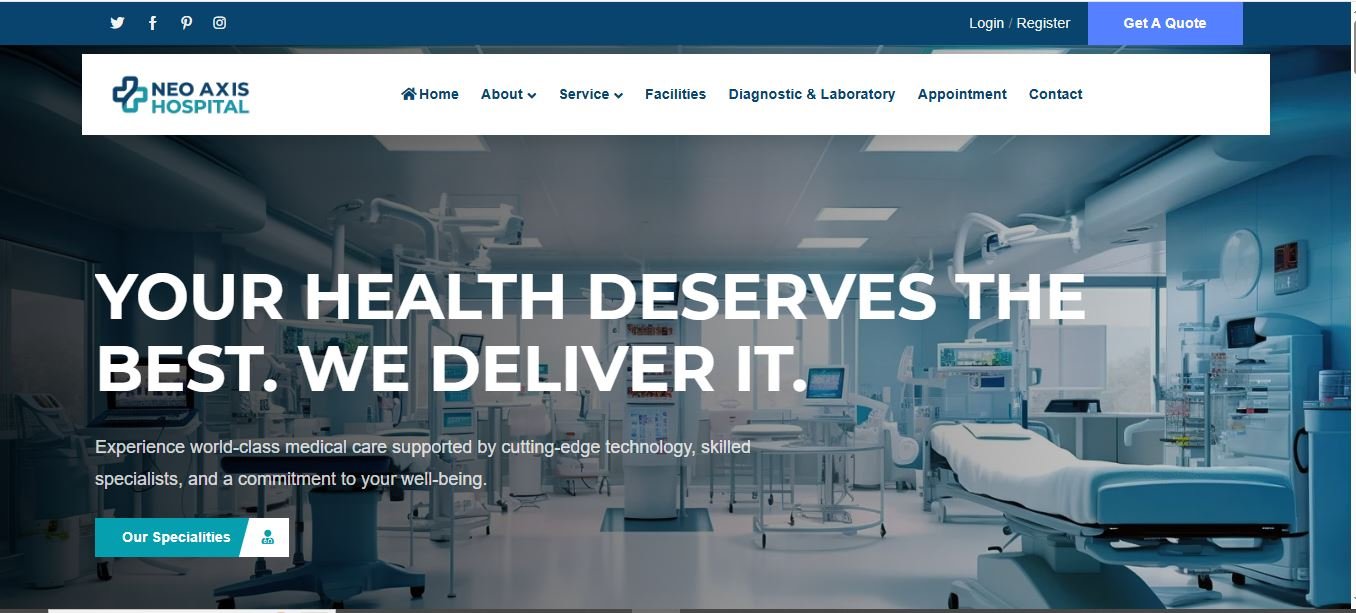 E-commerce engine screenshot